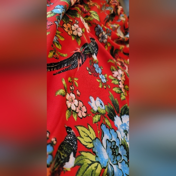 CITY STREETS - Tropical Bell Sleeve Sundress - Women's  Size S - Picture 7 of 15